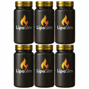 6 barattoli di LipoSlim – Capsule Naturali per Dimagrimento e Salute Metabolica